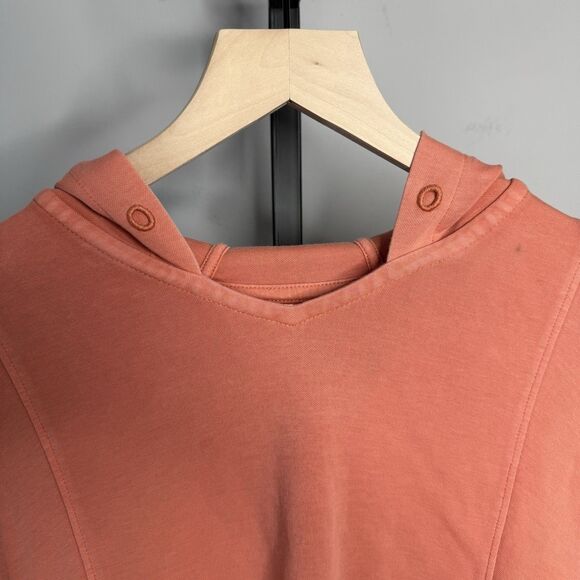 Athleta Sundown Orange Hoodie Sweatshirt Soft Persimmon Peach Size XXS - Picture 2 of 9